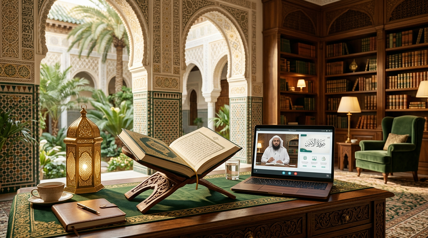 Live Quran lesson with certified teacher
